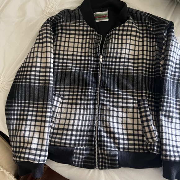 Urban Outfitters plaid bomber jacket - Picture 3 of 5